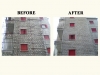 Before After Stone Building